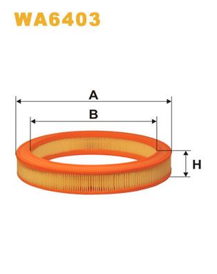 WIX FILTERS Ilmansuodatin WA6403